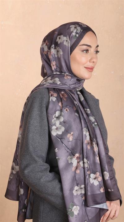 Locella Koza Pamuk Şal Leylak