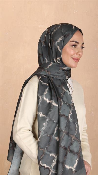 Locella Koza Pamuk Şal Mint Yeşili