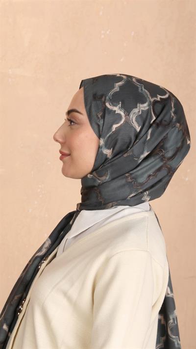 Locella Koza Pamuk Şal Mint Yeşili