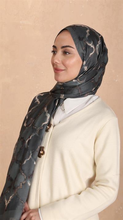 Locella Koza Pamuk Şal Mint Yeşili