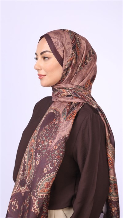Locella Koza Pamuk Şal Mürdüm