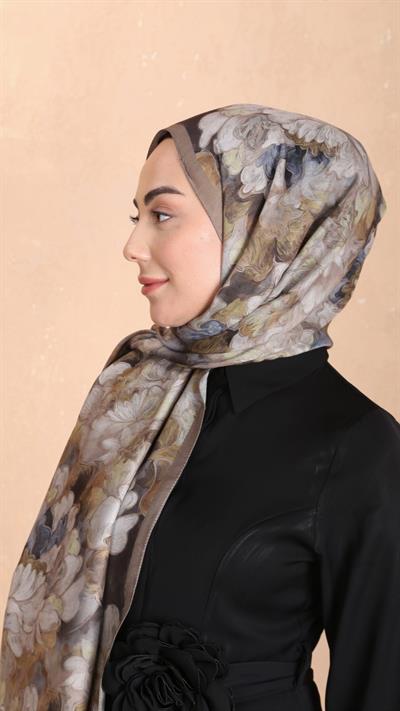 Locella Koza Pamuk Şal Olive