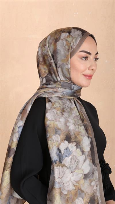 Locella Koza Pamuk Şal Olive