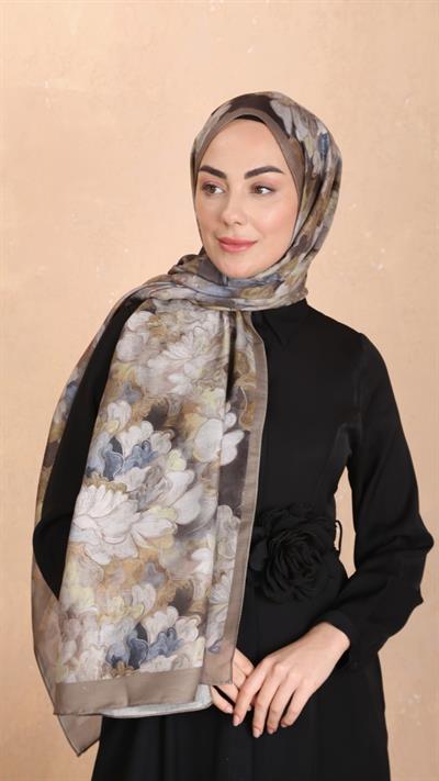 Locella Koza Pamuk Şal Olive