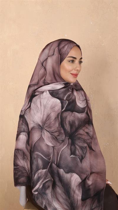 Locella Koza Pamuk Şal-Pembe-4