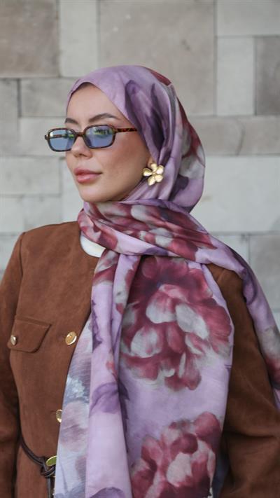 Locella Koza Pamuk Şal Pembe