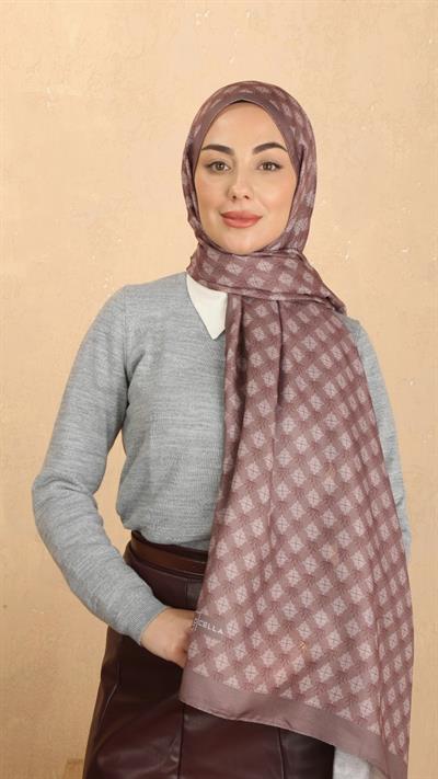 Locella Koza Pamuk Şal Pembe