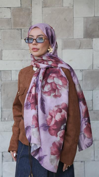 Locella Koza Pamuk Şal Pembe