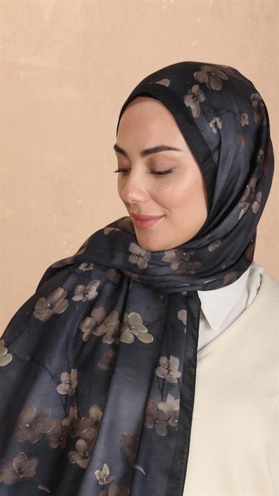 Locella Koza Pamuk Şal Siyah