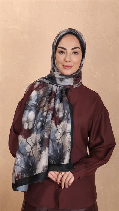 Locella Koza Pamuk Şal Siyah