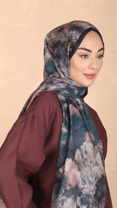 Locella Koza Pamuk Şal Siyah