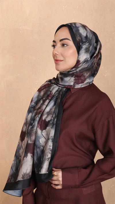 Locella Koza Pamuk Şal Siyah