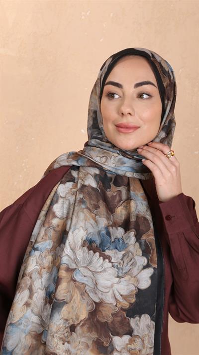 Locella Koza Pamuk Şal Siyah