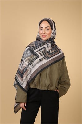 Locella Koza Pamuk Şal Siyah