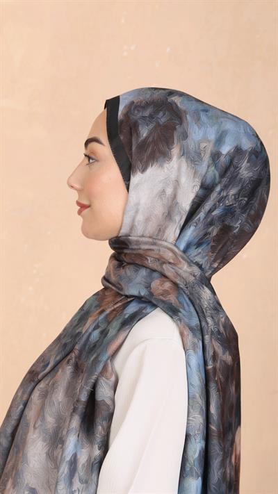 Locella Koza Pamuk Şal Siyah