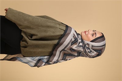 Locella Koza Pamuk Şal Siyah