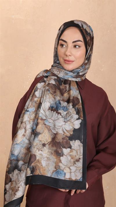 Locella Koza Pamuk Şal Siyah