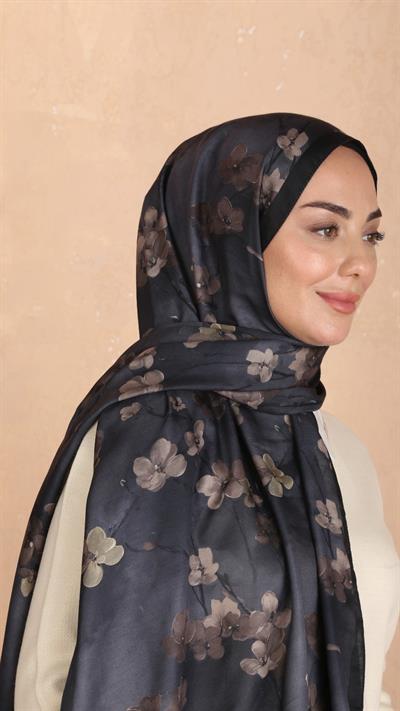 Locella Koza Pamuk Şal Siyah