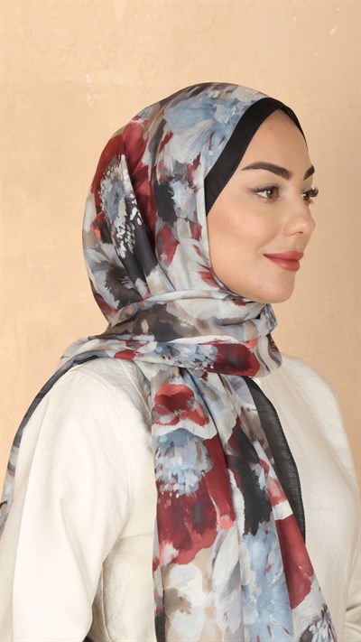 Locella Koza Pamuk Şal Siyah