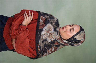 Locella Koza Pamuk Şal Siyah