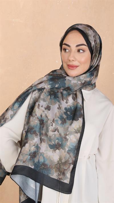 Locella Koza Pamuk Şal Siyah