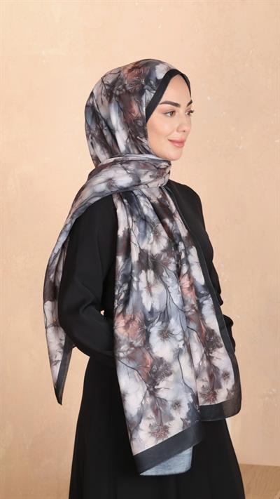 Locella Koza Pamuk Şal Siyah