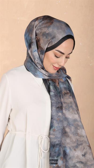 Locella Koza Pamuk Şal Siyah