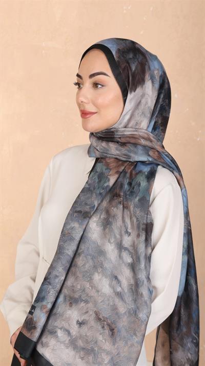 Locella Koza Pamuk Şal Siyah