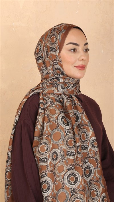 Locella Koza Pamuk Şal Taba