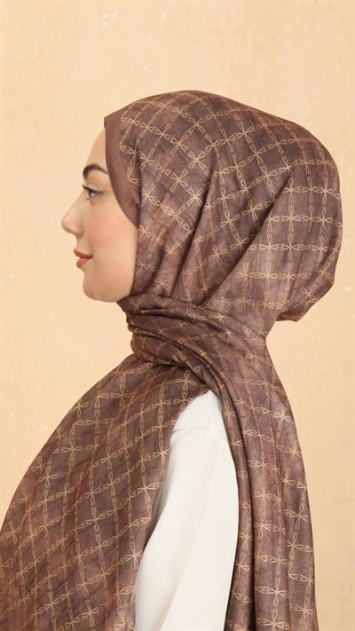 Locella Koza Pamuk Şal Taba