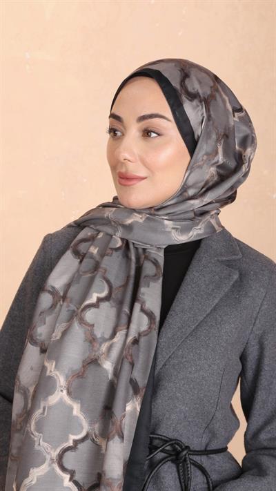 Locella Koza Pamuk Şal Vizon