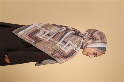 Locella Koza Pamuk Şal Vizon