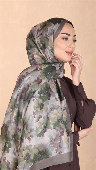 Locella Koza Pamuk Şal Yeşil