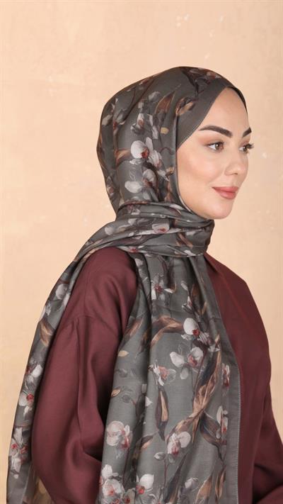 Locella Koza Pamuk Şal Yeşil