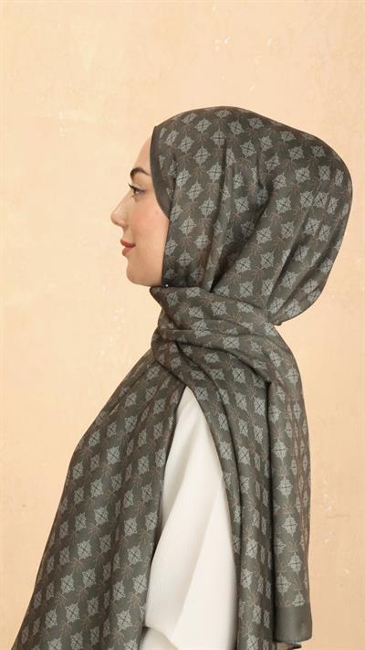 Locella Koza Pamuk Şal Yeşil