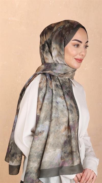 Locella Koza Pamuk Şal Yeşil