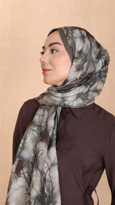 Locella Koza Pamuk Şal Yeşil