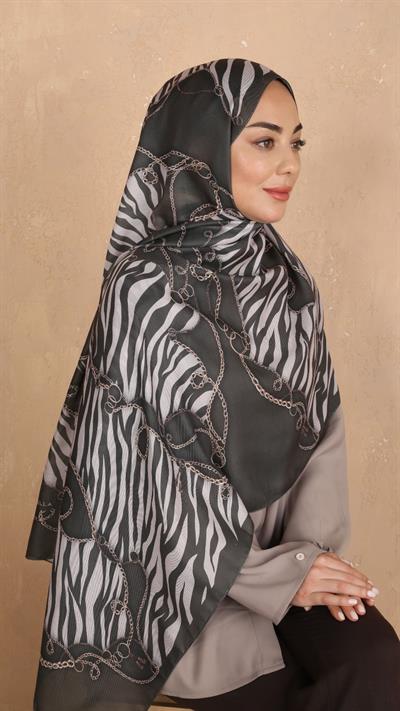 Locella Koza Pamuk Şal-Yeşil-1
