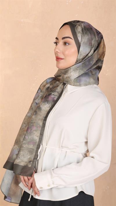 Locella Koza Pamuk Şal Yeşil