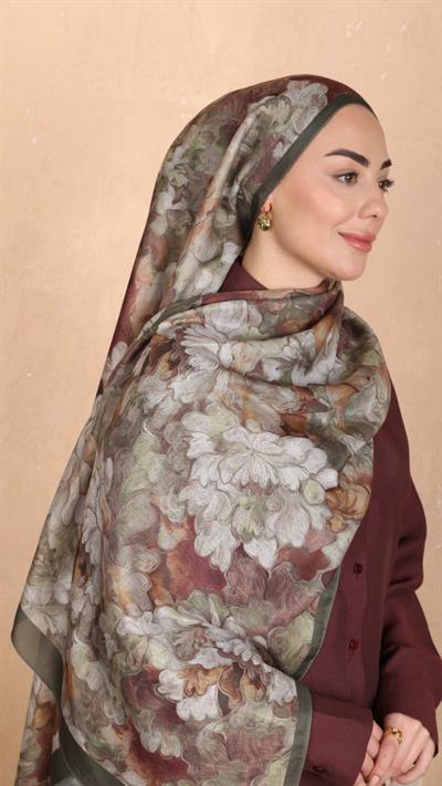 Locella Koza Pamuk Şal Yeşil