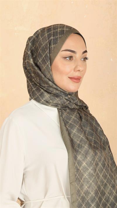 Locella Koza Pamuk Şal Yeşil