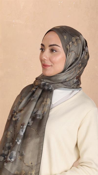 Locella Koza Pamuk Şal Yeşil