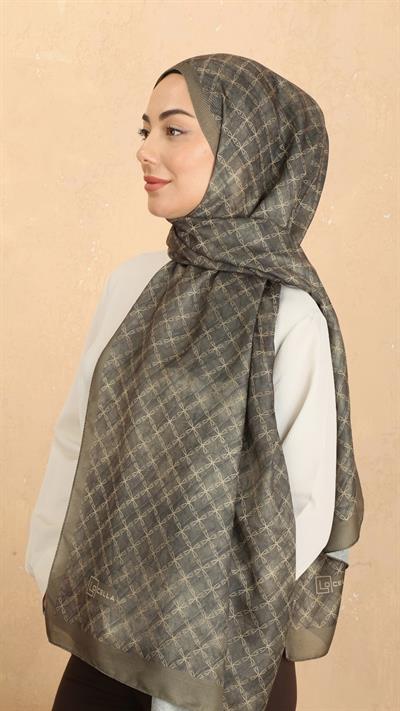 Locella Koza Pamuk Şal Yeşil