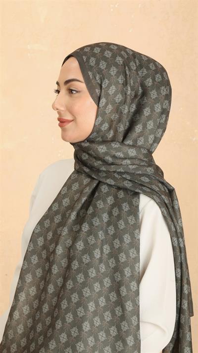 Locella Koza Pamuk Şal Yeşil