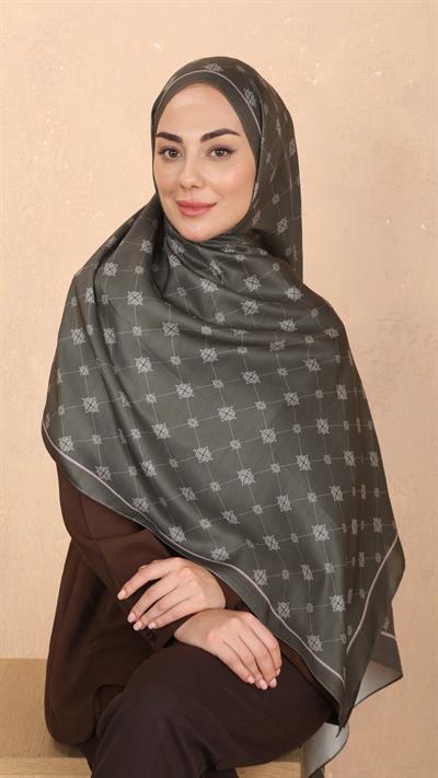 Locella Koza Pamuk Şal-Yeşil-8