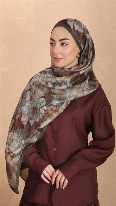 Locella Koza Pamuk Şal Yeşil