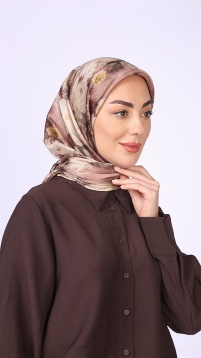 Locella Kristal Eşarp Tozlu Pembe