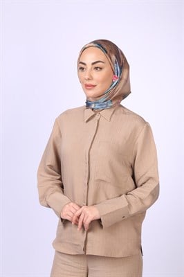 Locella Kristal Eşarp Vizon