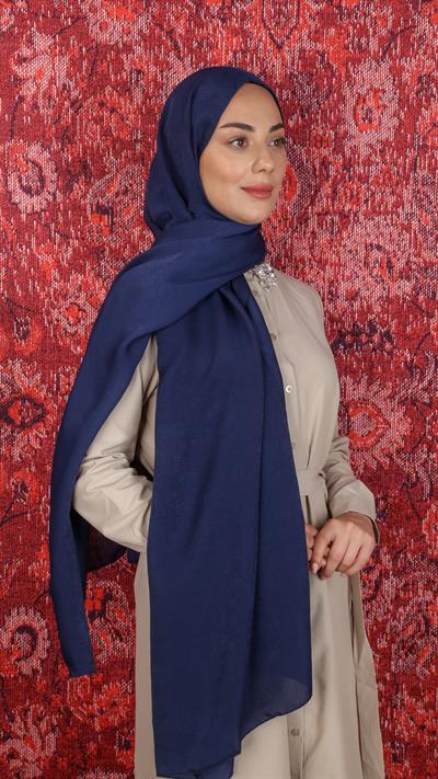 Locella Luna Şal Koyu Mavi-21