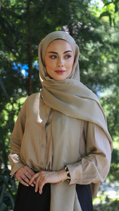 Locella Luna Şal Olive-15